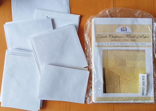 Card making supplies - card,