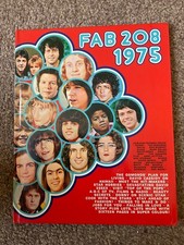Fabulous Fab 208 1975 Annual Bowie Osmonds Jackson Slade