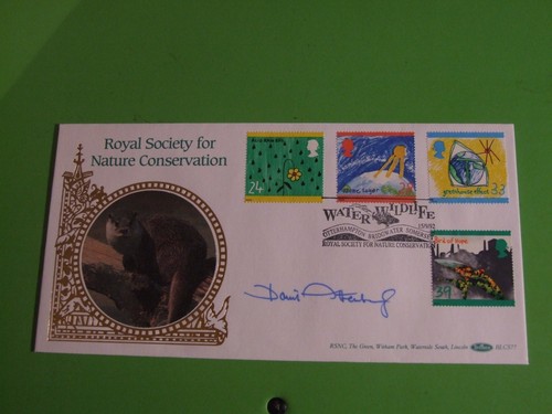 Benham silk cover fdc nature - fdc,