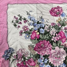 Scarf Womens Pink Silk Floral