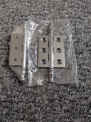Solid brass finial butt hinges - butt,