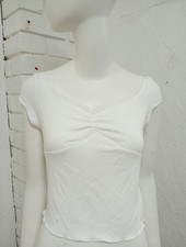 BNWT Cider White Lace Edged T