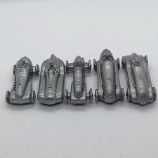 Sugar Puffs Model Racing Cars Full Set Silver Vintage Cereal Figures Quaker 1957