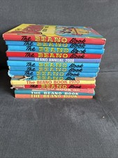 Bundle Of 14 Beano Annuals 1970s Onwards 