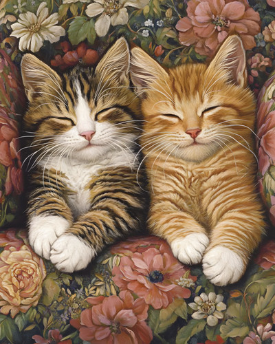 Tabby and ginger kittens - tabby,