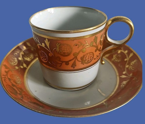 Antique coalport porcelain cup - antique,