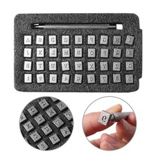 Leather craft Allow Alphabet Stamp Punch Tool with handle Letters numbers set.