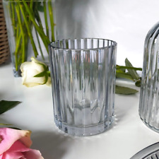 Grey Glass Bathroom Tumbler