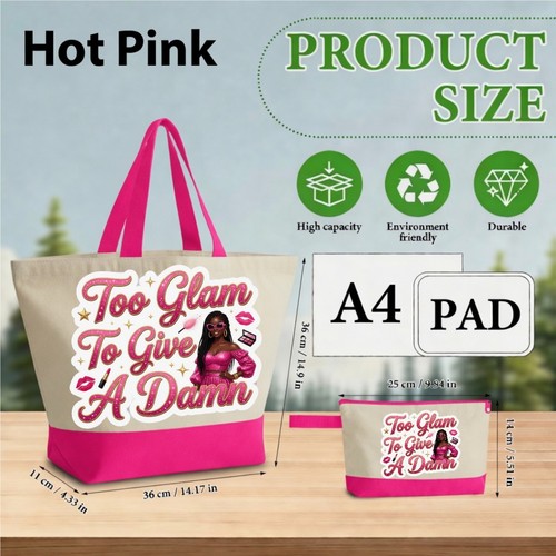 Too glam give damn canvas - glam, a