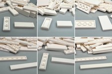 LEGO Smooth Tile White 1x2 1x3