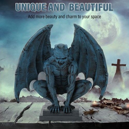 Gargoyle statue lifelike - gargoyle, resin