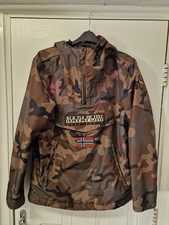 Napapijri Rainforest Jacket Men's Camouflage Size Large