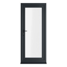 Bespoke PVC Single Door Clear