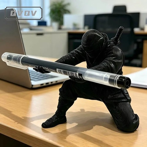 Printed ninja pen holder - 3d,