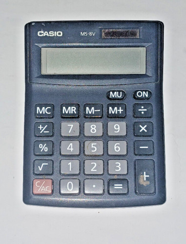 Vintage casio calculator - casio, ms-8v