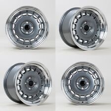 White Label Classic 15" 8.25J Alloys 4x100 Fit VW GOLF MK1,2,3 POLO CIVIC,MX5 GM