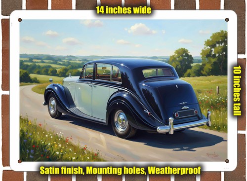 Metal sign 1949 bentley mkvi - sign,