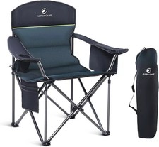 ALPHA CAMP Camping Chairs for Adults Heavy Duty Camping Chair Up to 200 kg Fold