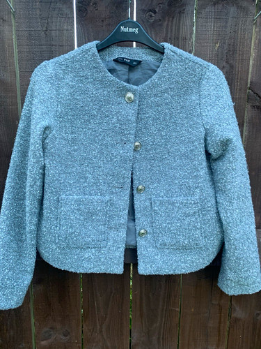 Grey tweed short - tweed,