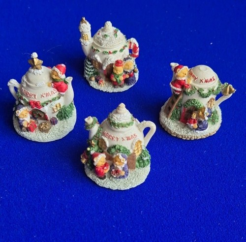 Christmas teapots regency fine - christmas,