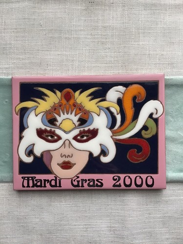 Vintage 2000 mardi gras mask - 2000,