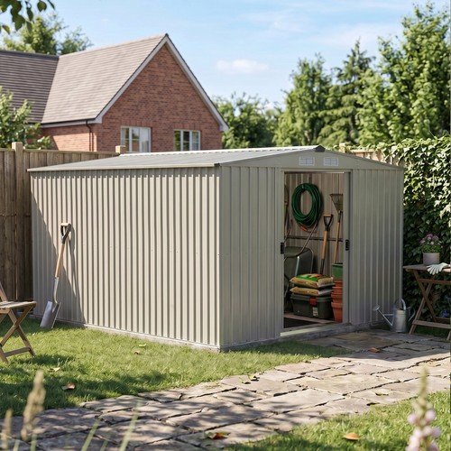 8ft garden shed metal - x,