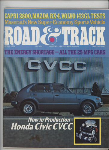 Road track april - track, honda