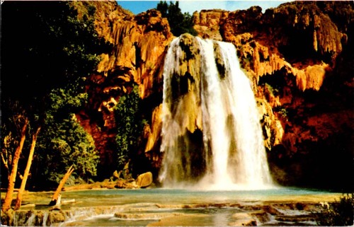 Supai postcard havasu falls - havasu,