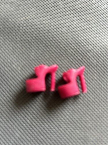 Barbie doll shoes dark - barbie, pink