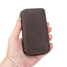 Genuine Leather Watch Roll