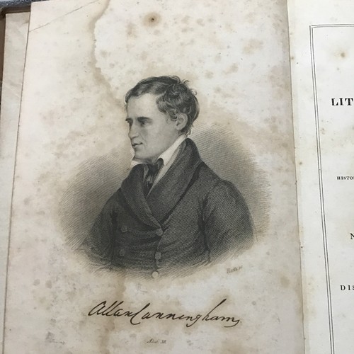 Antique print 1834 - -, allan