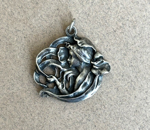Vintage 835 solid silver art - 835,