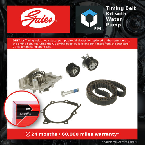 Timing belt water pump - timing,