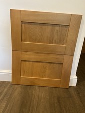 SOLID PIPPY OAK  DRAWER FRONT SET 2 X 600X 360   DZ642