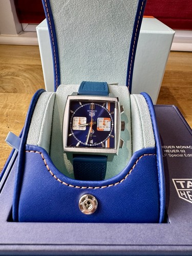 Tag heuer monaco gulf special - monaco,
