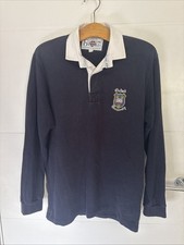 Cotton Oxford Men's Vintage Rugby Polo Shirt Oxford University Jersey, Size M