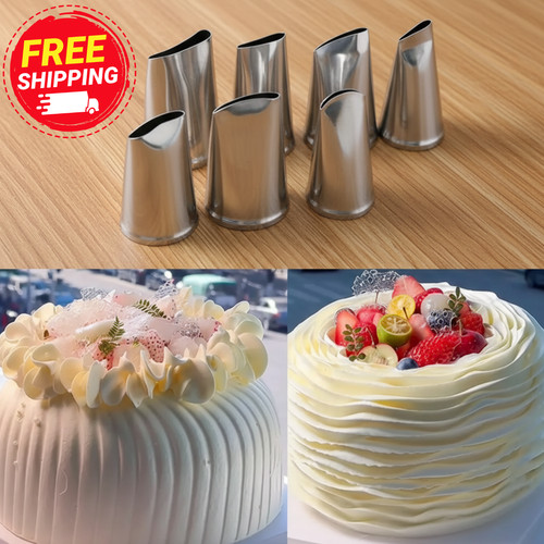 7pcs flower shaper pastry - flower,