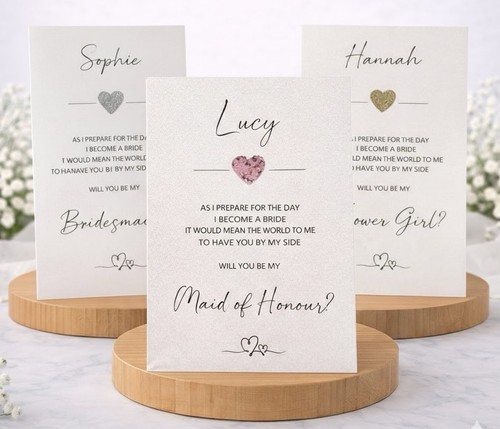 Will you bridesmaid card - you,