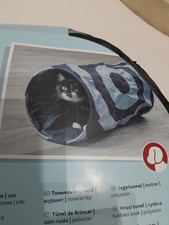 Trixie Play Tunnel for Pet Cat, Small Dog, Puppy or Rabbits 25 x 50cm Polyester