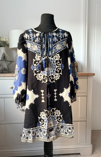 Zara embroidered dress - embroidered,