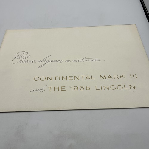 1958 lincoln continental - 1958,