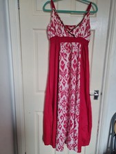 Beautiful Soft Red & White BHS