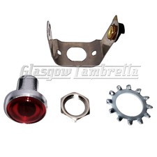 Vespa Rally / GTR etc Italian RED HEADSET CONTROL WARNING LIGHT