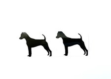 Parsons Jack Russell Dog Sticker Iron On Decals For Clothes T-Shirt DIY 50mm x 2
