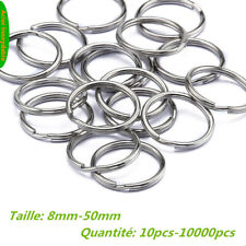 Stainless steel *CHOOSE SIZE* 8mm - 50mm Key Rings  Split Rings 10 - 10000 Pcs