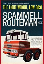 Old Magazine Advert 1962 - Scammell Lorries Ltd of Watford - New Routeman Mk II
