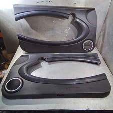 BMW Mini Cooper S R56 2006-2013 PAIR Carbon Fibre Look Trim Door Card Panels