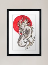 Hippocampus Framed Art Print
