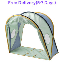 ELDFLUGA Blue Green Kids Bed Tent Adjustable 70 80 90 cm Cozy Private Space IKEA