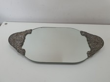 Vintage Oval Mirror Vanity